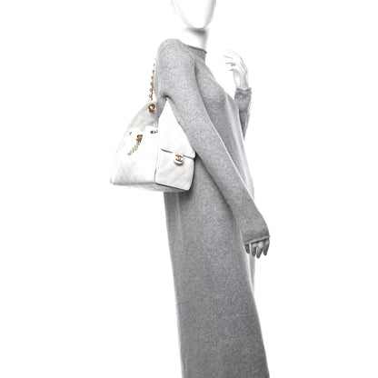 Chanel Caviar Quilted Small Chanel 25 Handbag White 2 of 11