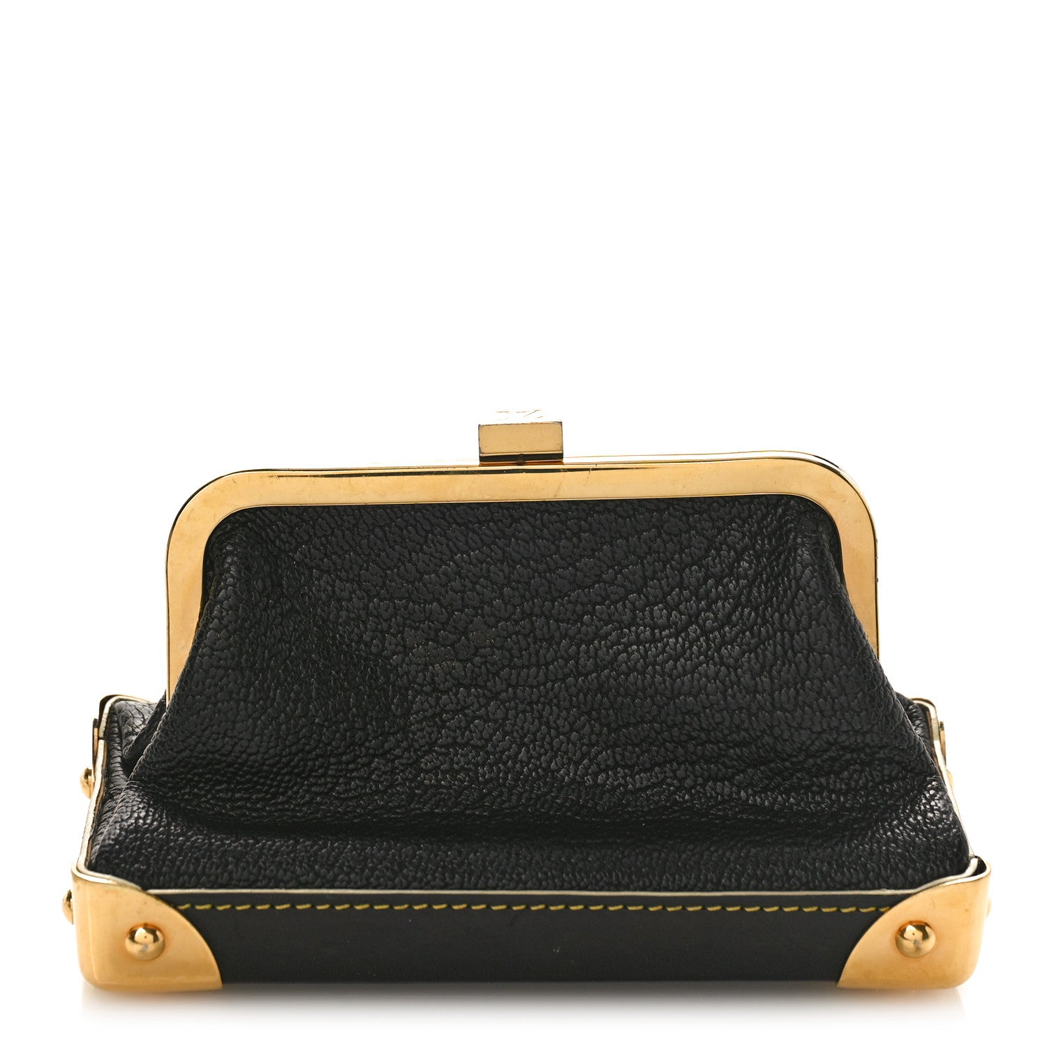Louis Vuitton Suhali Porte-Monnaie Coin Purse Black 1 of 8