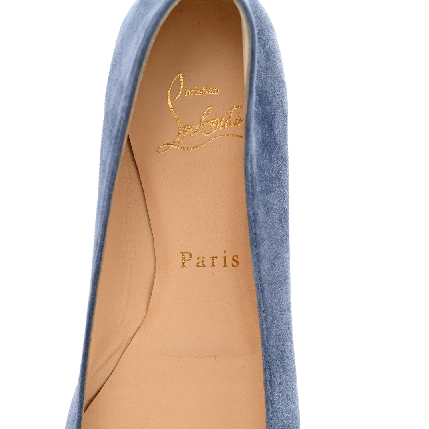 Christian Louboutin Veau Velours Ballalla Pointy Toe Flats 36.5 Jeans 6 of 7