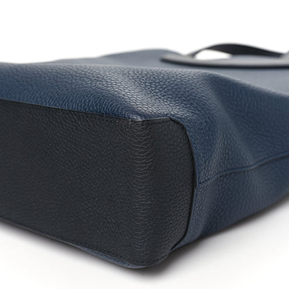 Delvaux Taurillon Soft Magritte Tote Navy Black 9 of 9