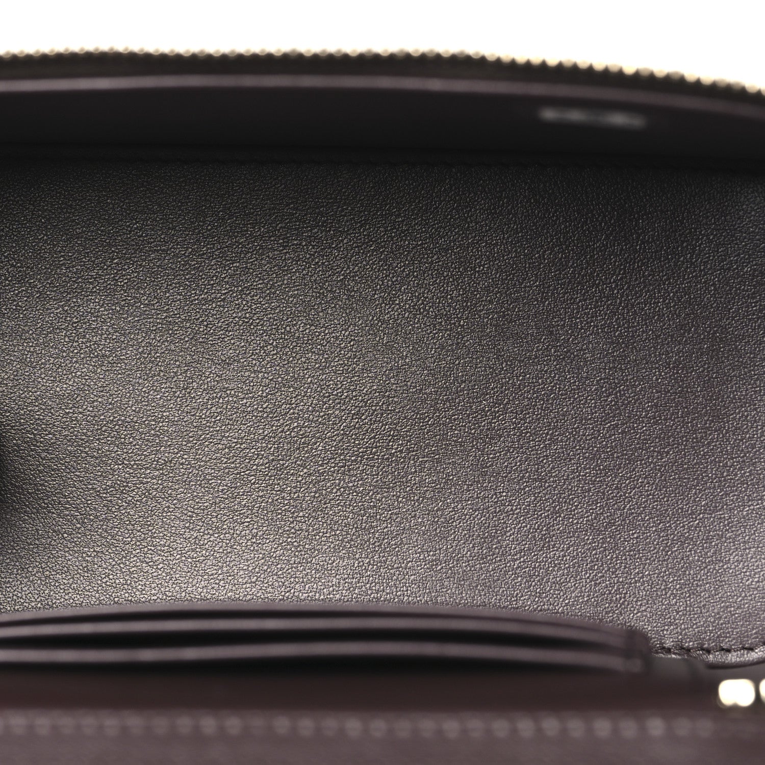 Chanel Caviar Quilted Top Handle Long Vanity Dark Brown 5 of 12
