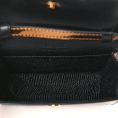 Versace Metallic Laminated Calfskin Mini Medusa Crossbody Bag Tan 5 of 8