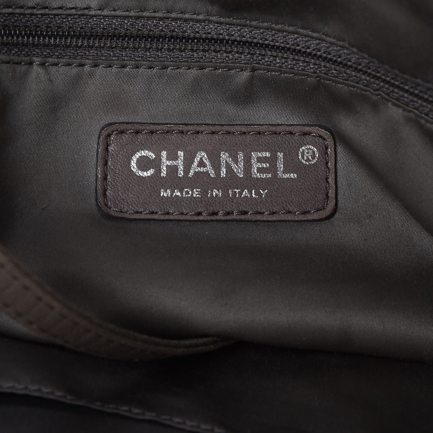 Metallic Crackled Calfskin Perforated Drill Shoulder Bag Gold