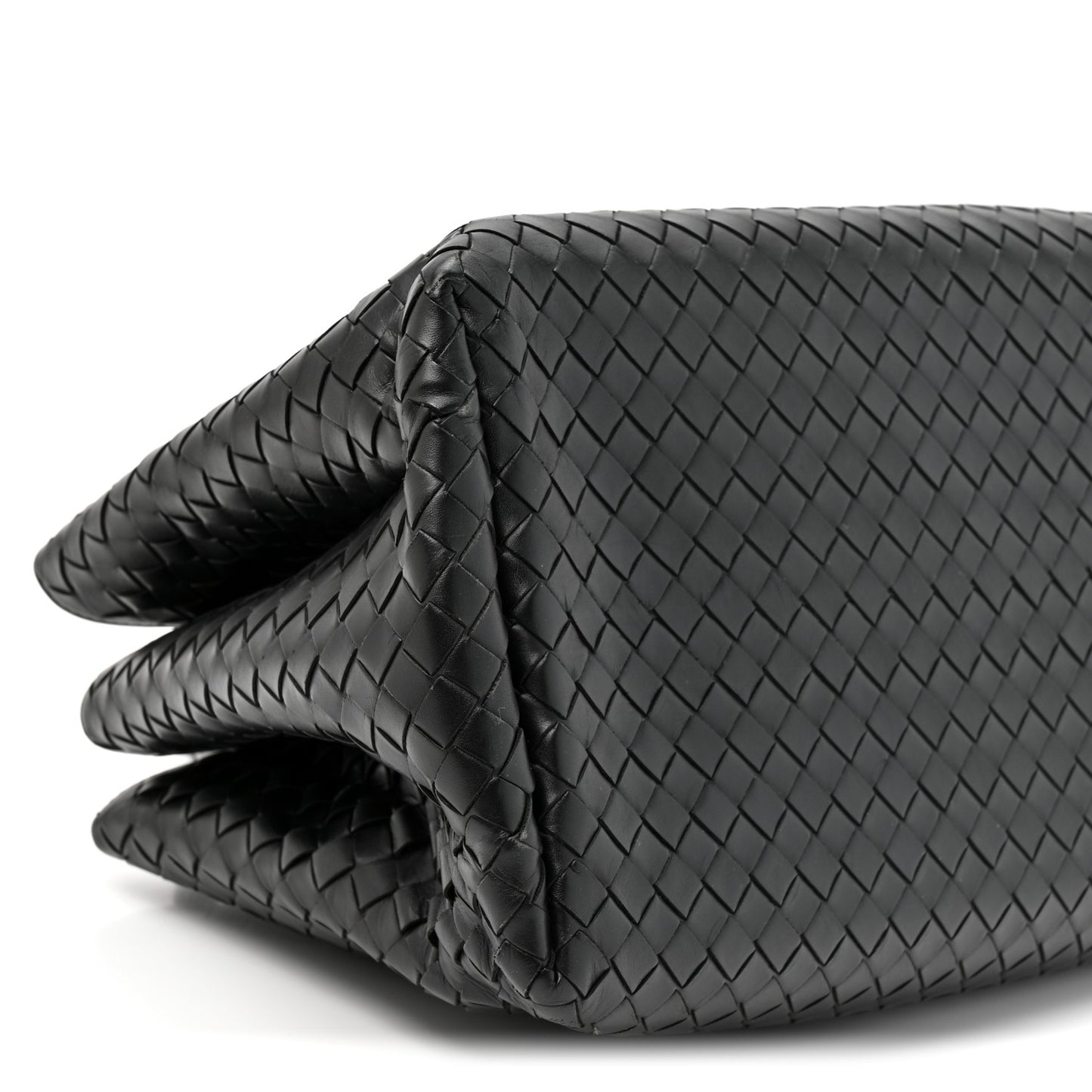 Small Intrecciato Small Roma Tote Black