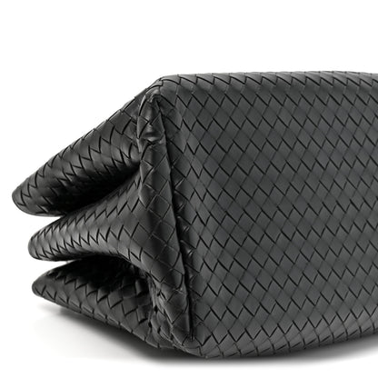 Bottega Veneta Small Intrecciato Small Roma Tote Black 9 of 9