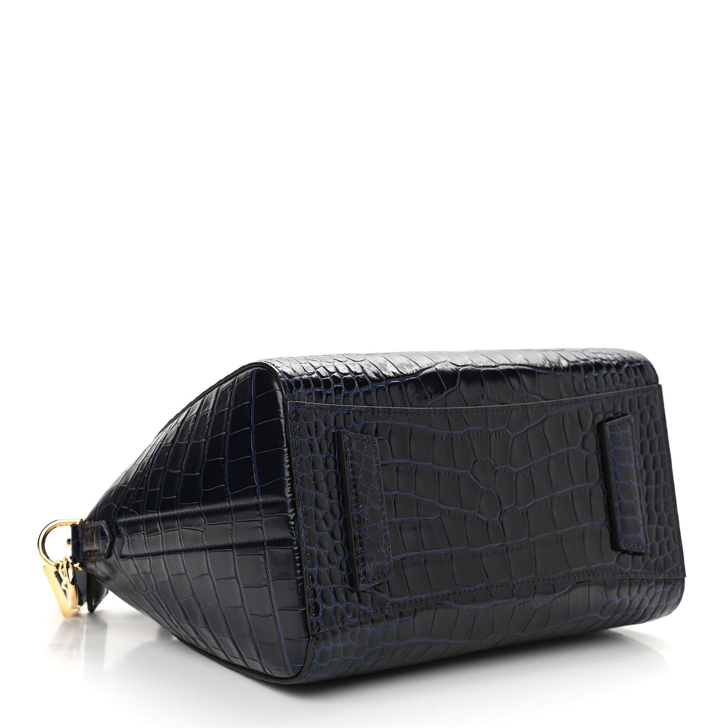 Givenchy Calfskin Crocodile Embossed Small Antigona Navy 4 of 10
