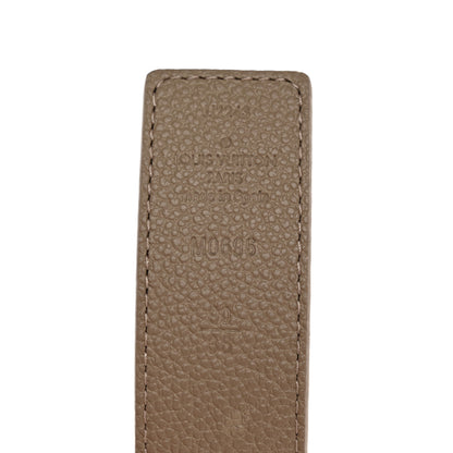Louis Vuitton Calfskin Monogram 30mm LV Initiales Reversible Belt 90 36 Beige 5 of 5