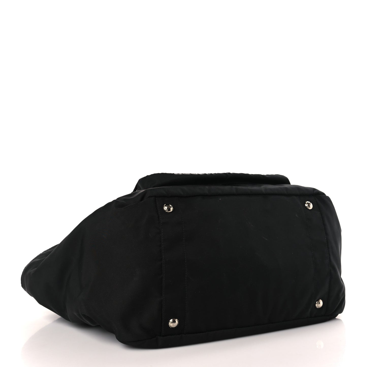 Tessuto Nylon Vela Diaper Bag Black
