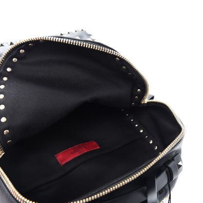 Valentino Garavani Vitello Medium Rockstud Backpack Black 5 of 10