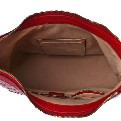 Gucci Guccissima Linea A Hobo Red 5 of 9