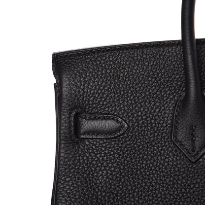 Hermes Togo Birkin 25 Black 27 of 33
