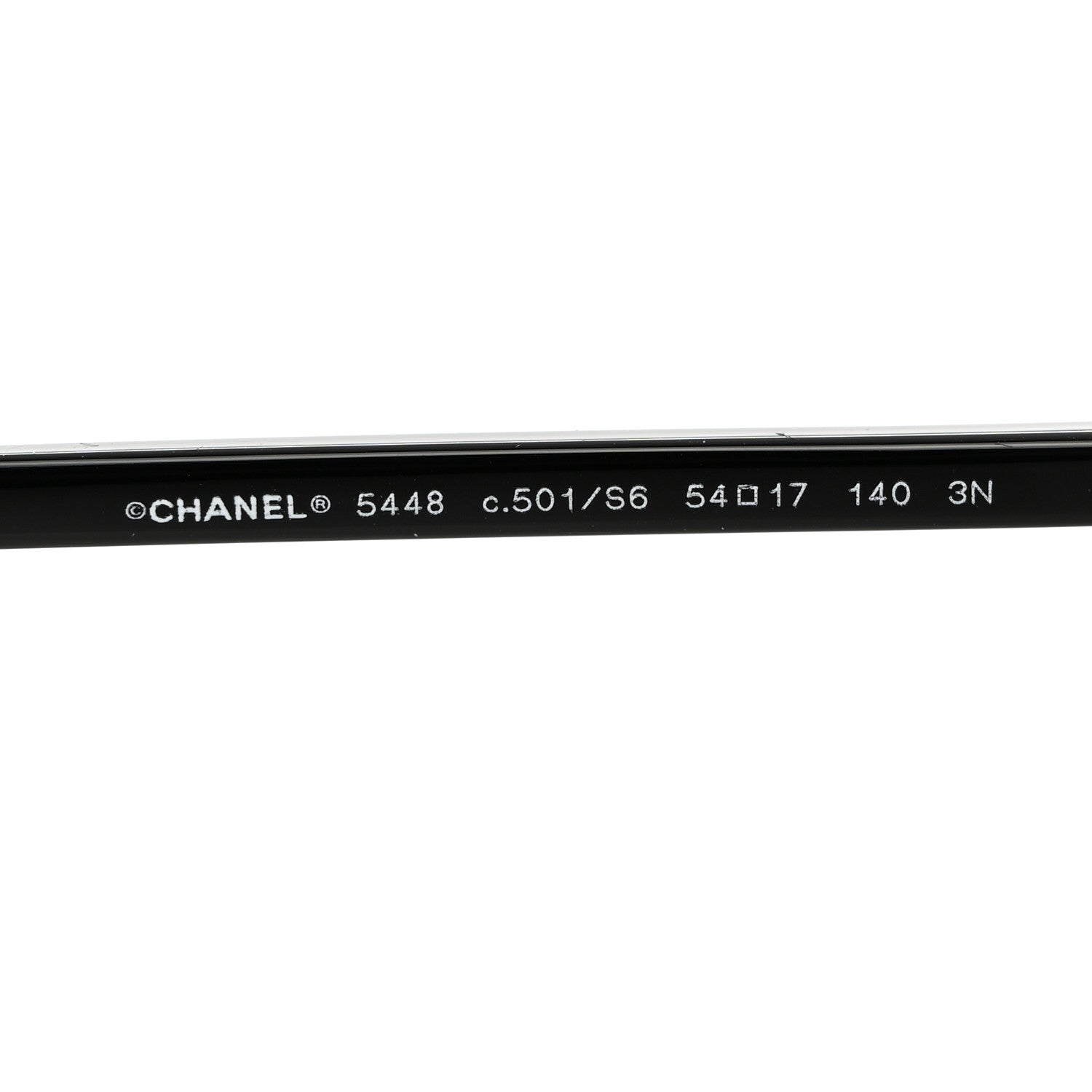 Chanel Acetate Pantos Cat Eye Sunglasses 5448 Black 6 of 8