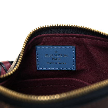 Louis Vuitton Monogram Beaubourg Hobo Mini Bordeaux Red Peach Safran Blue Jean Blue 9 of 10