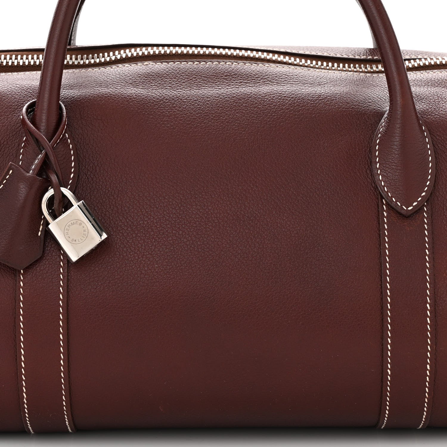 Hermes Evergrain Polochon 35 Bag Rouge H 8 of 12