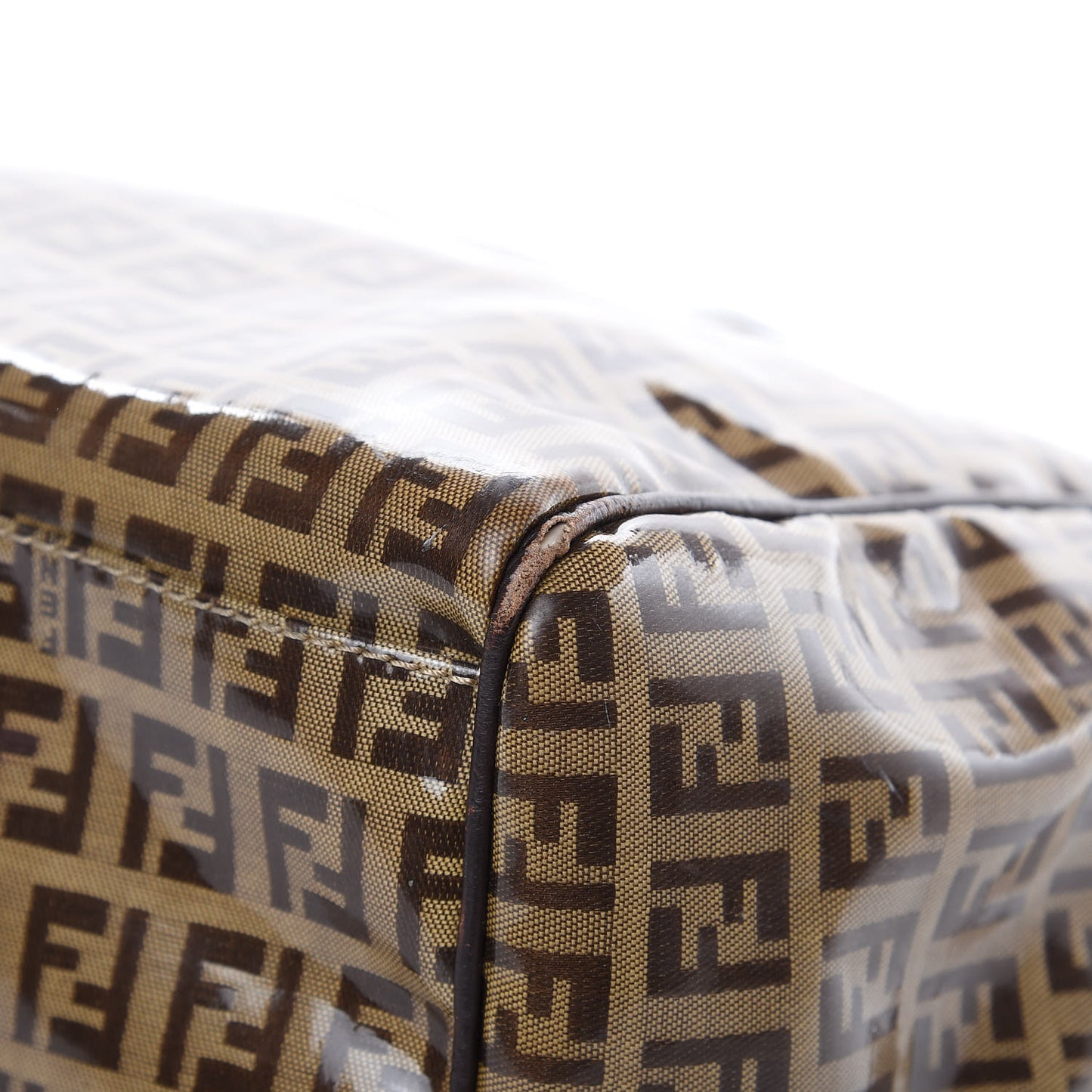Vinyl Zucchino Large Tote Tobacco
