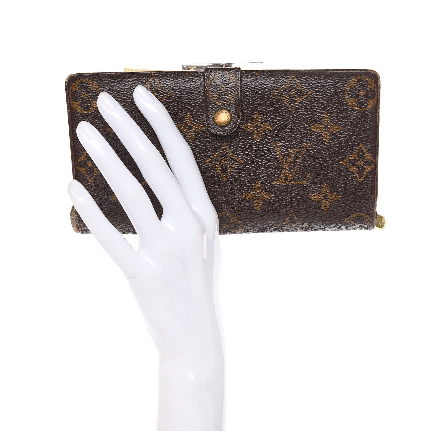 Louis Vuitton Monogram Continental French Purse Wallet 2 of 15