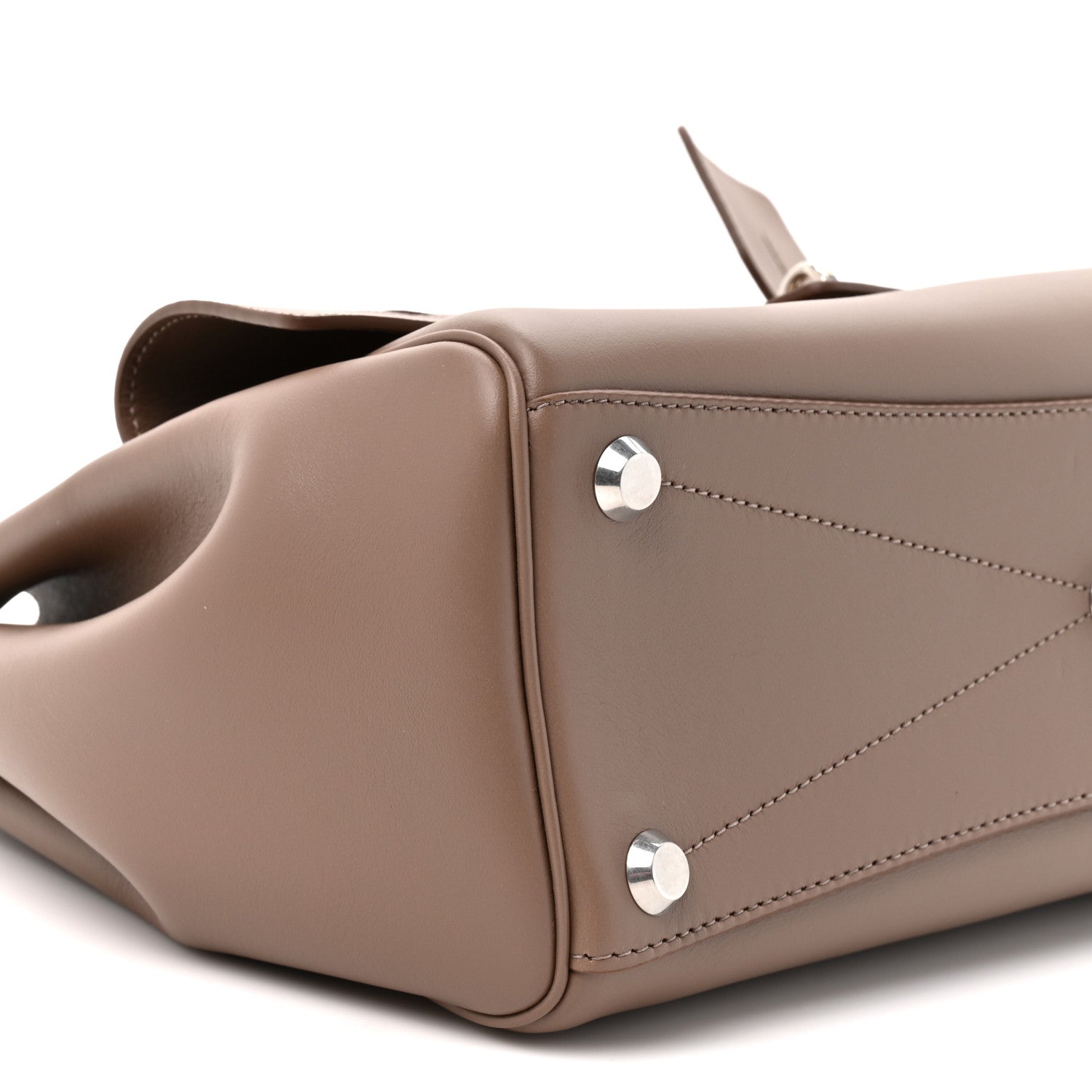 Balenciaga Smooth Calfskin Small Bel Air Carry All Bag Taupe 8 of 8