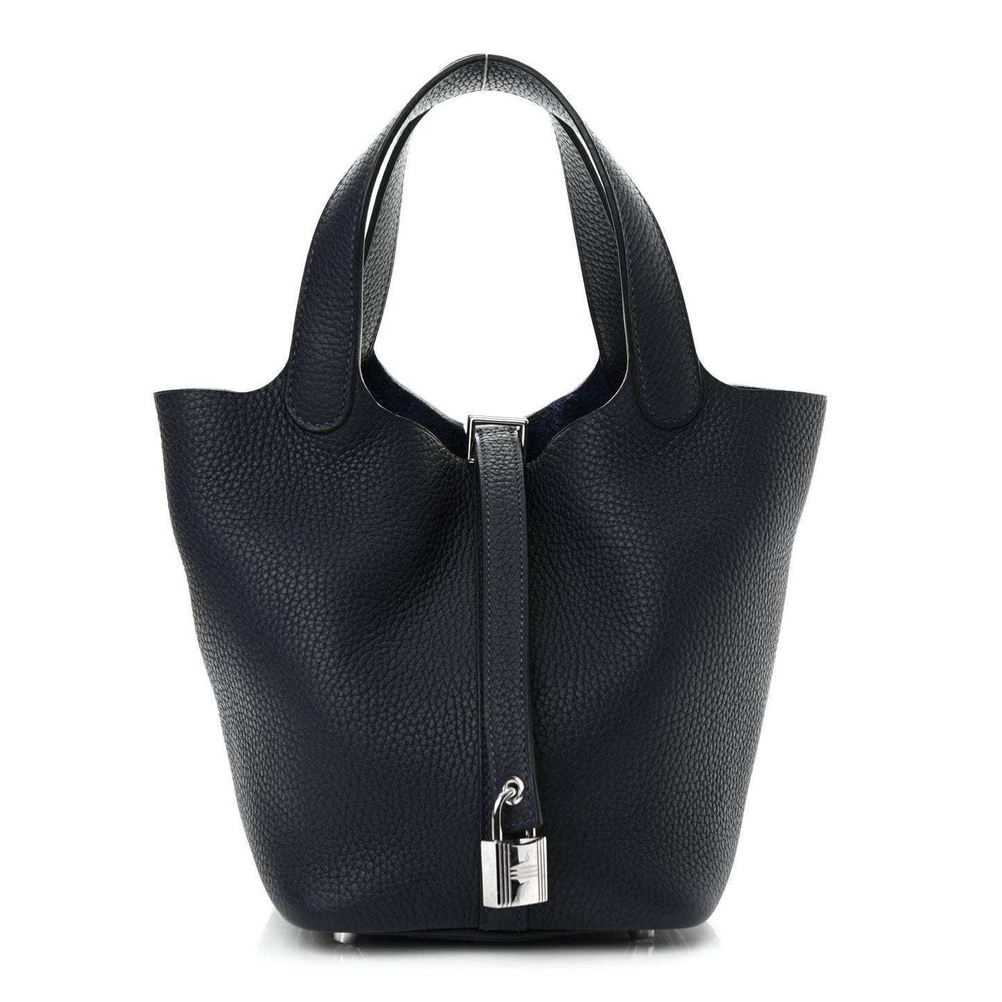 Taurillon Clemence Picotin Lock 18 PM Bleu Nuit