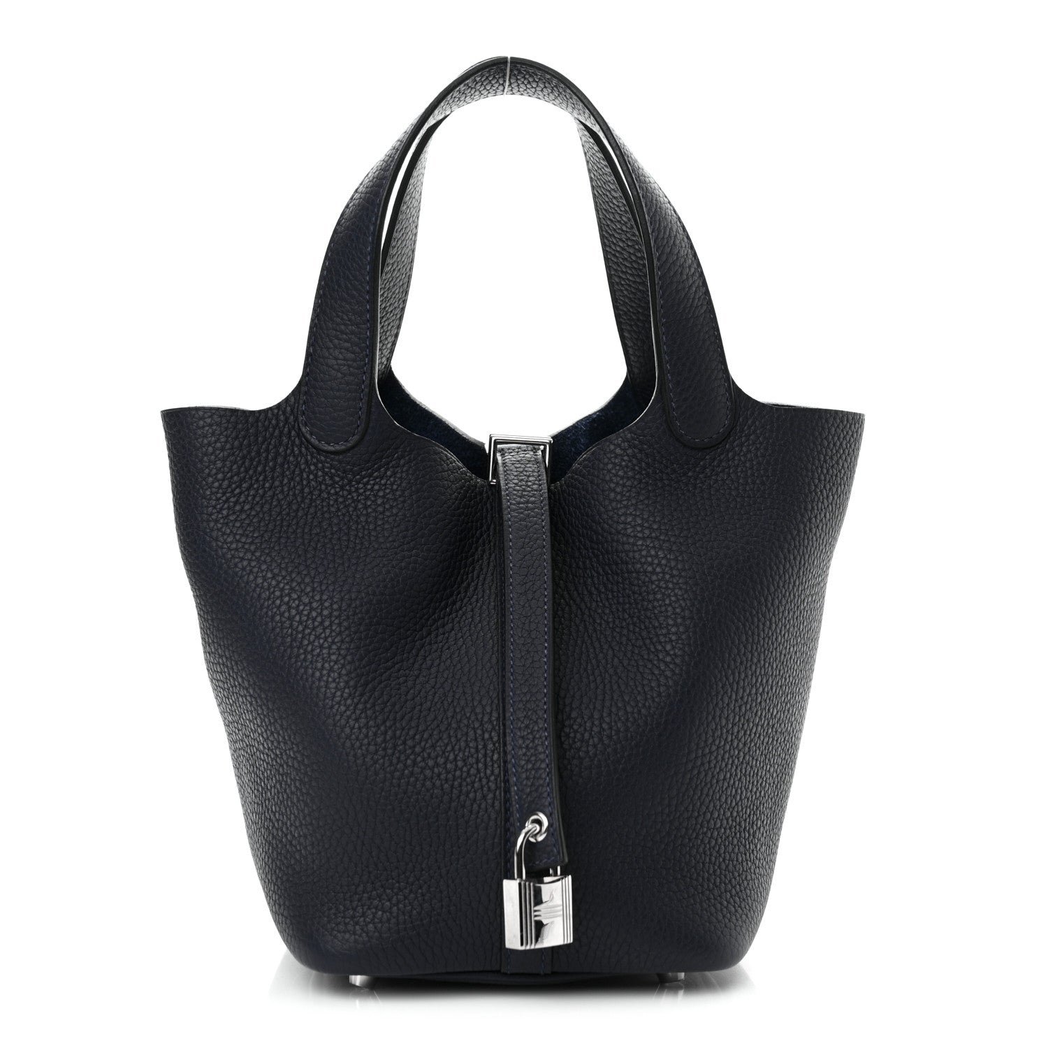 Hermes Taurillon Clemence Picotin Lock 18 PM Bleu Nuit 1 of 12