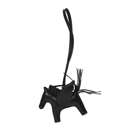 Hermes Milo Lambskin Grigri Rodeo Pegase Horse Bag Charm PM So Black 1 of 5