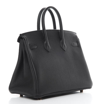 Hermes Togo Birkin 25 Black 3 of 13