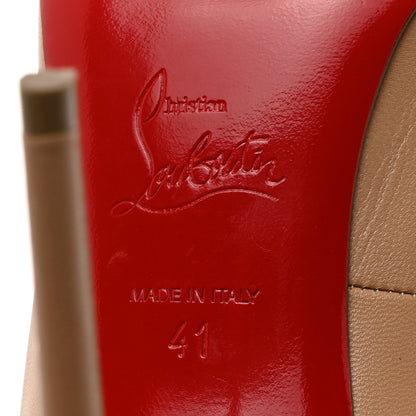 Christian Louboutin Kid Pijonina 100 Booties 41 Nude 7 of 10