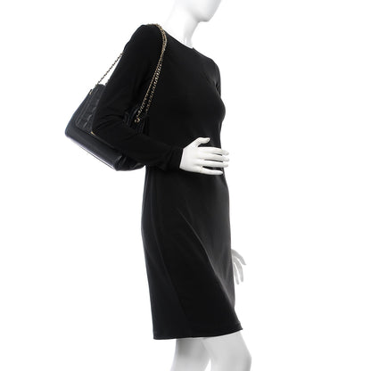 Chanel Lambskin Chocolate Bar Accordion Flap Black 2 of 10