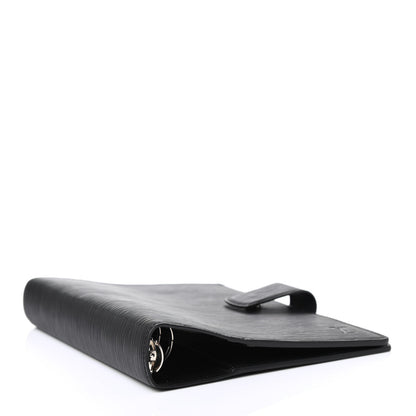 Louis Vuitton Epi Large Ring Agenda Cover Black 3 of 4