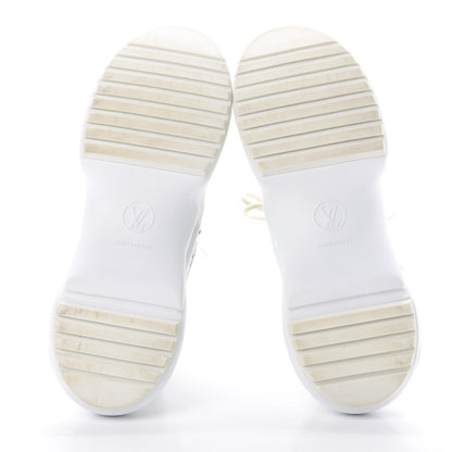 Louis Vuitton Calfskin Technical Nylon LV Archlight Sneakers 39 Yellow 5 of 9