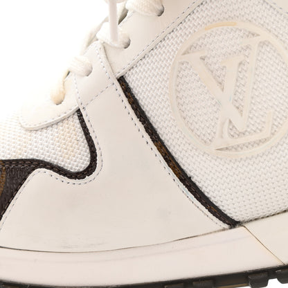 Louis Vuitton Calfskin Monogram Run Away Sneakers 38.5 White 19 of 21
