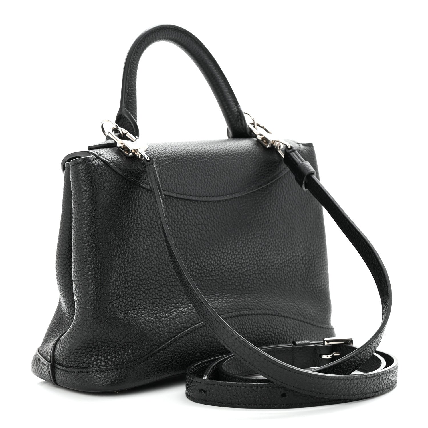 Moynat Taurillon Blush Calfskin Gabby BB Black 3 of 10