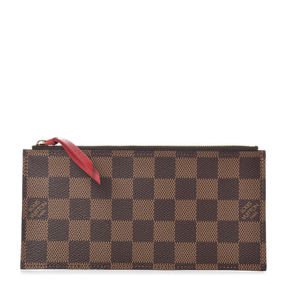Louis Vuitton Damier Ebene Felicie Chain Wallet Zippered Insert 1 of 6