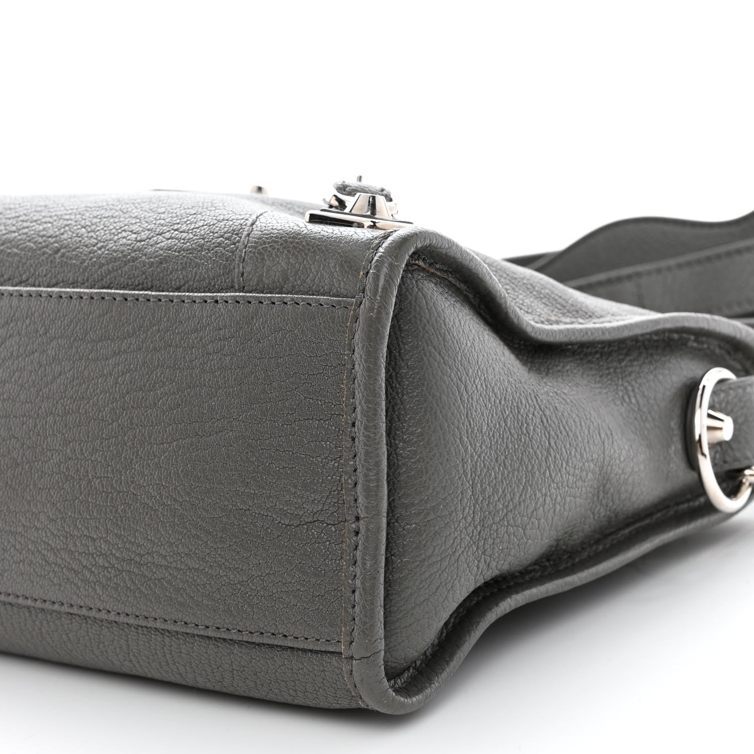 Balenciaga Chevre Silver Metallic Edge Hardware S City Gris Acier 9 of 10