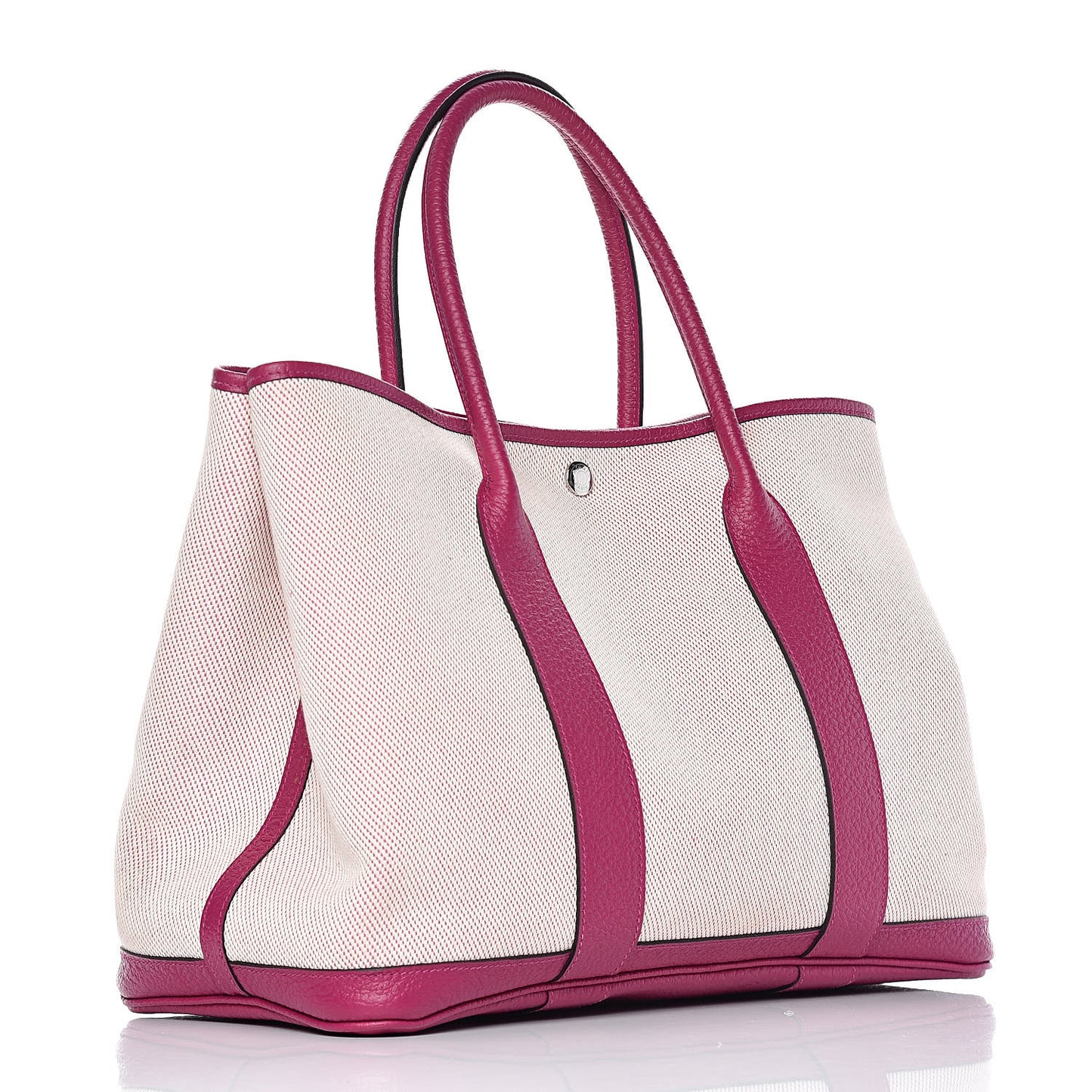 Toile Negonda Garden Party Tote 36 MM Rose Pourpre