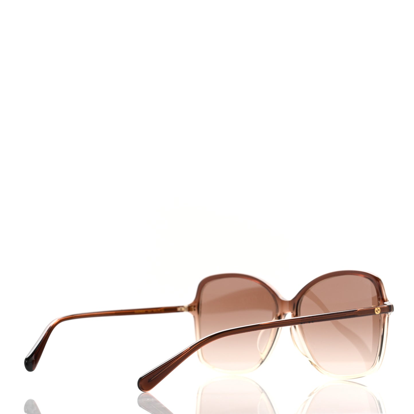 Acetate Oversize Round Frame Sunglasses GG0546SK Tortoise