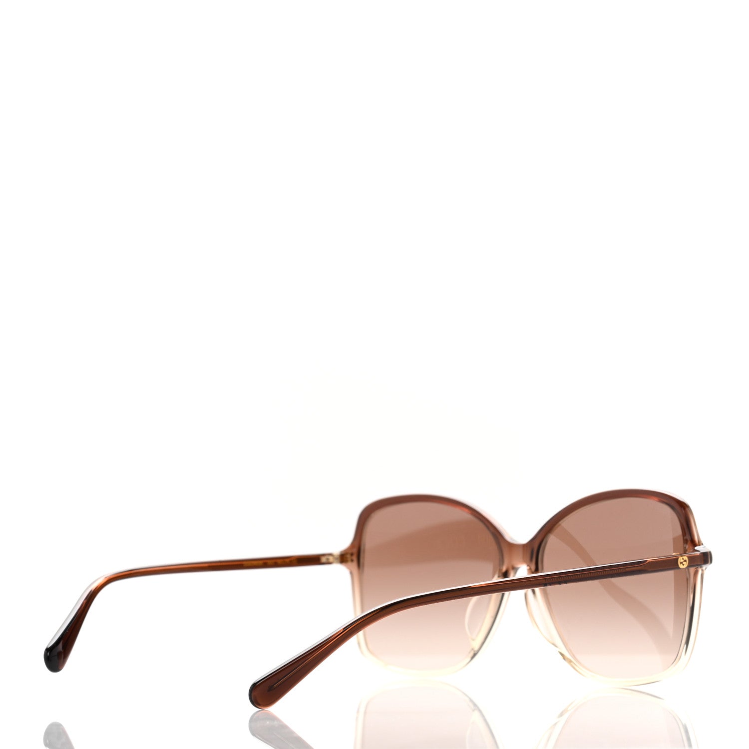 Gucci Acetate Oversize Round Frame Sunglasses GG0546SK Tortoise 4 of 7