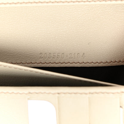 Gucci Guccissima Heart Continental Wallet Off White 8 of 10