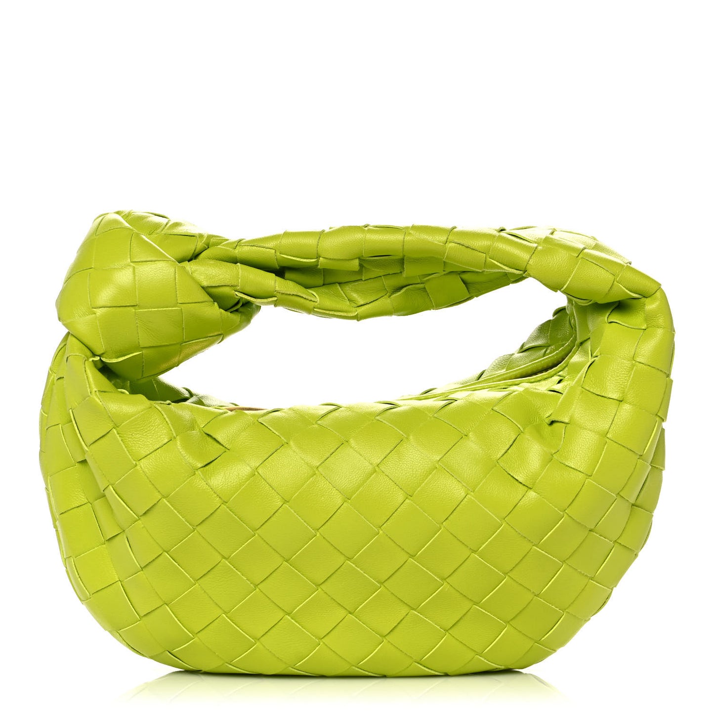 Nappa Intrecciato Mini Jodie Kiwi