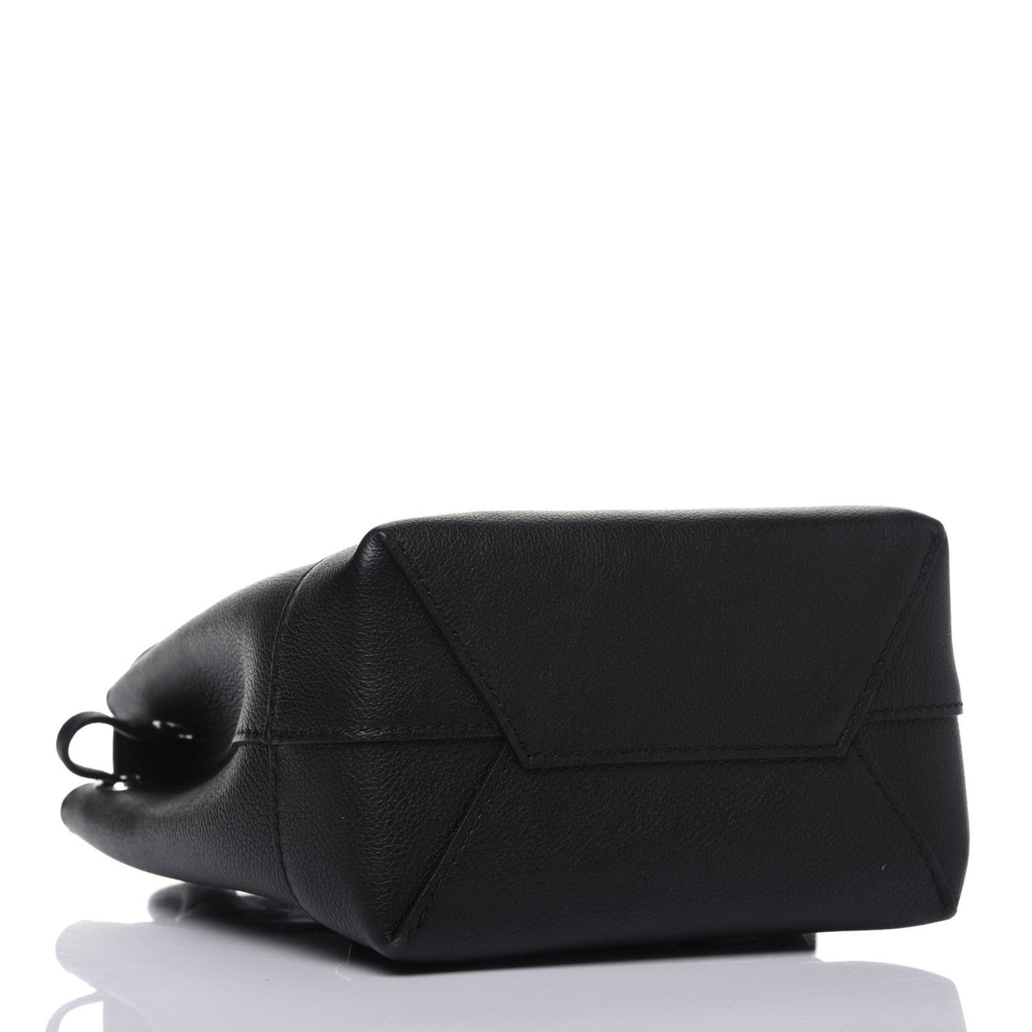 Calfskin Lockme Mini Backpack Black