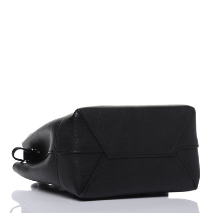 Louis Vuitton Calfskin Lockme Mini Backpack Black 4 of 14