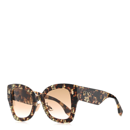 Fendi Acetate FF 53mm Sunglasses 0434/S Tortoise 1 of 7
