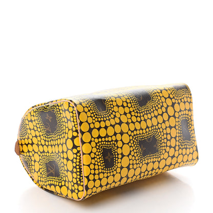 Louis Vuitton Monogram Kusama Town Speedy 30 Yellow 3 of 8