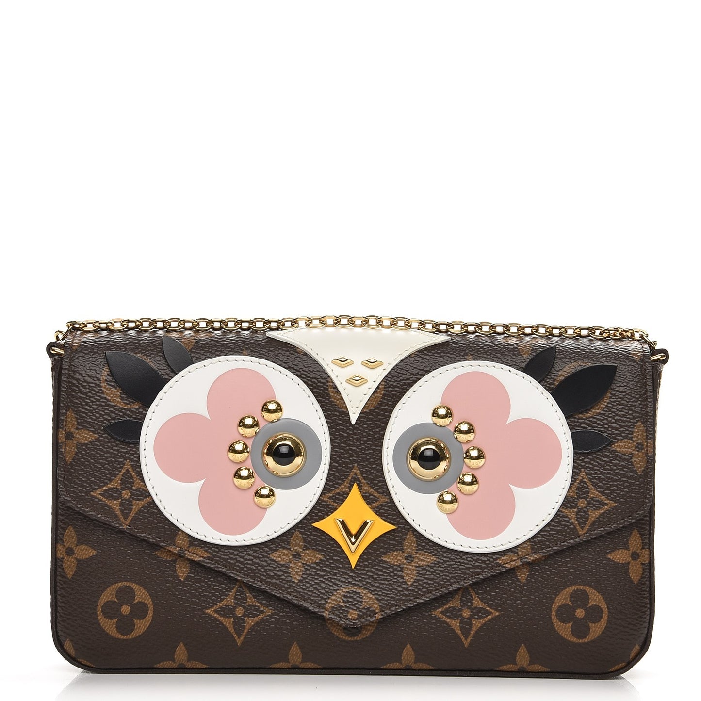 Monogram Lovely Birds Pochette Felicie Chain Wallet