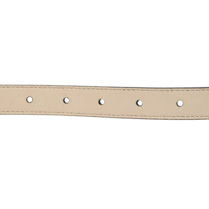Gucci Calfskin Double G 20mm Belt 85 34 Mystic White 5 of 7