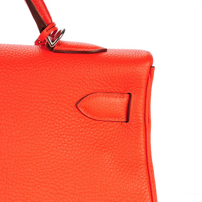 Hermes Togo Kelly Retourne 40 Capucine 13 of 24