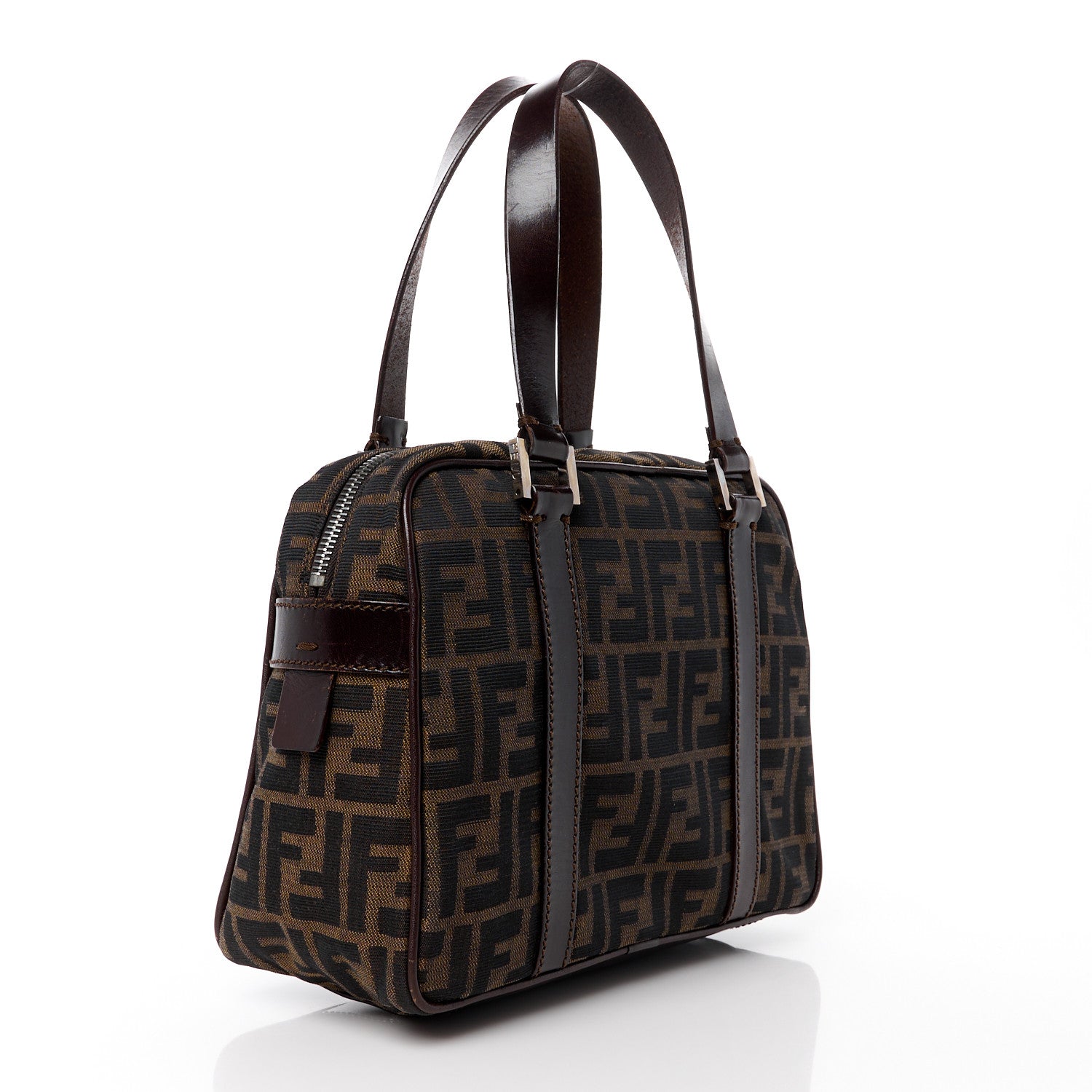 Fendi Zucca Boston Tobacco 3 of 13
