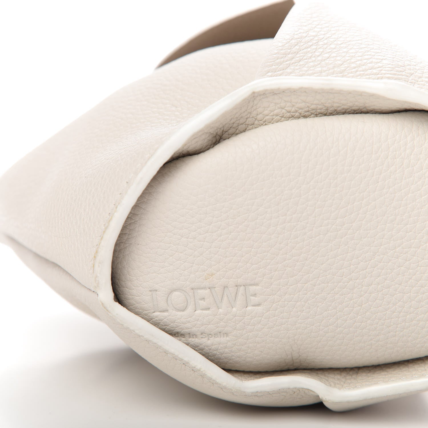Loewe Calfskin Shearling Mini Bunny Crossbody Bag White 9 of 10