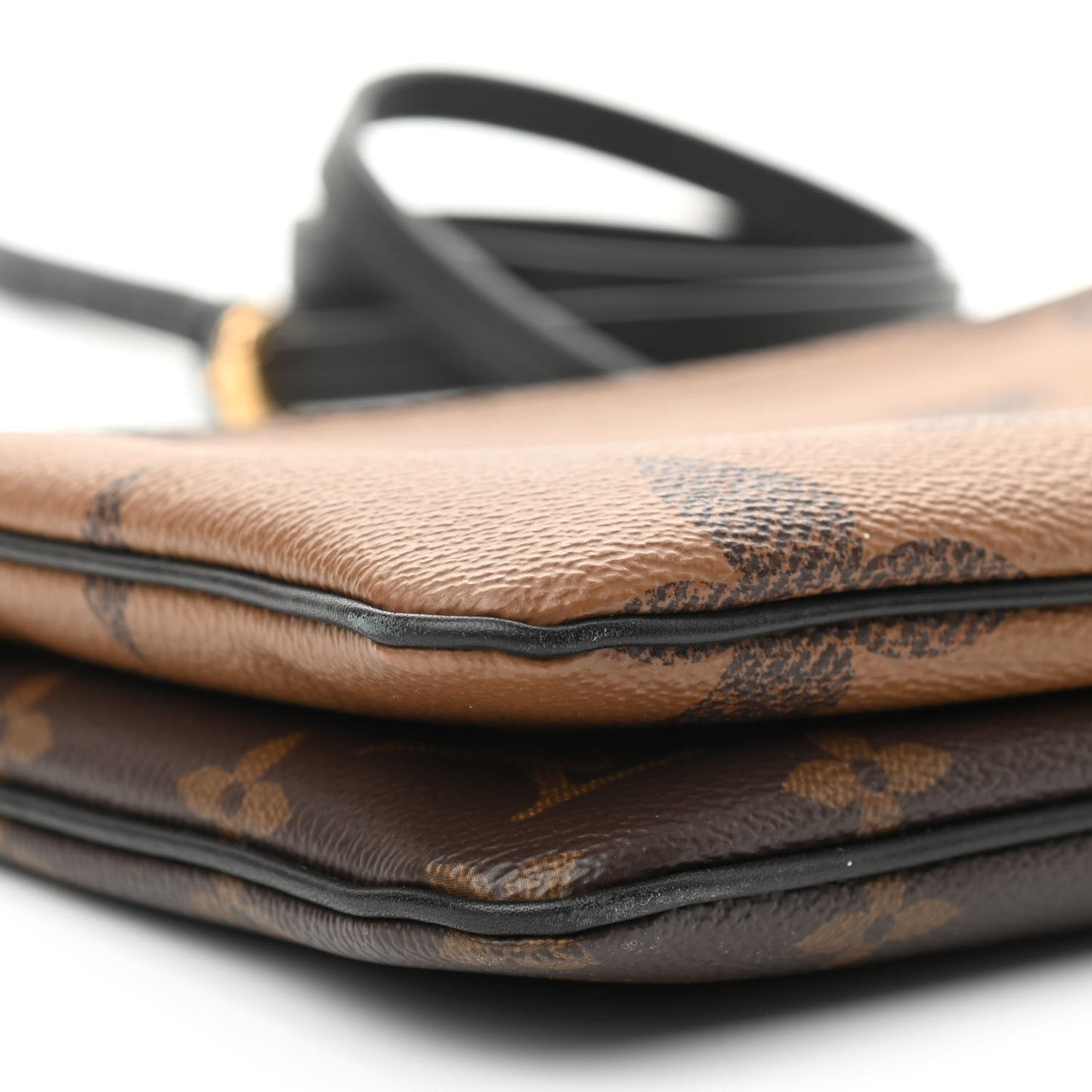 Reverse Monogram Giant Double Zip Pochette