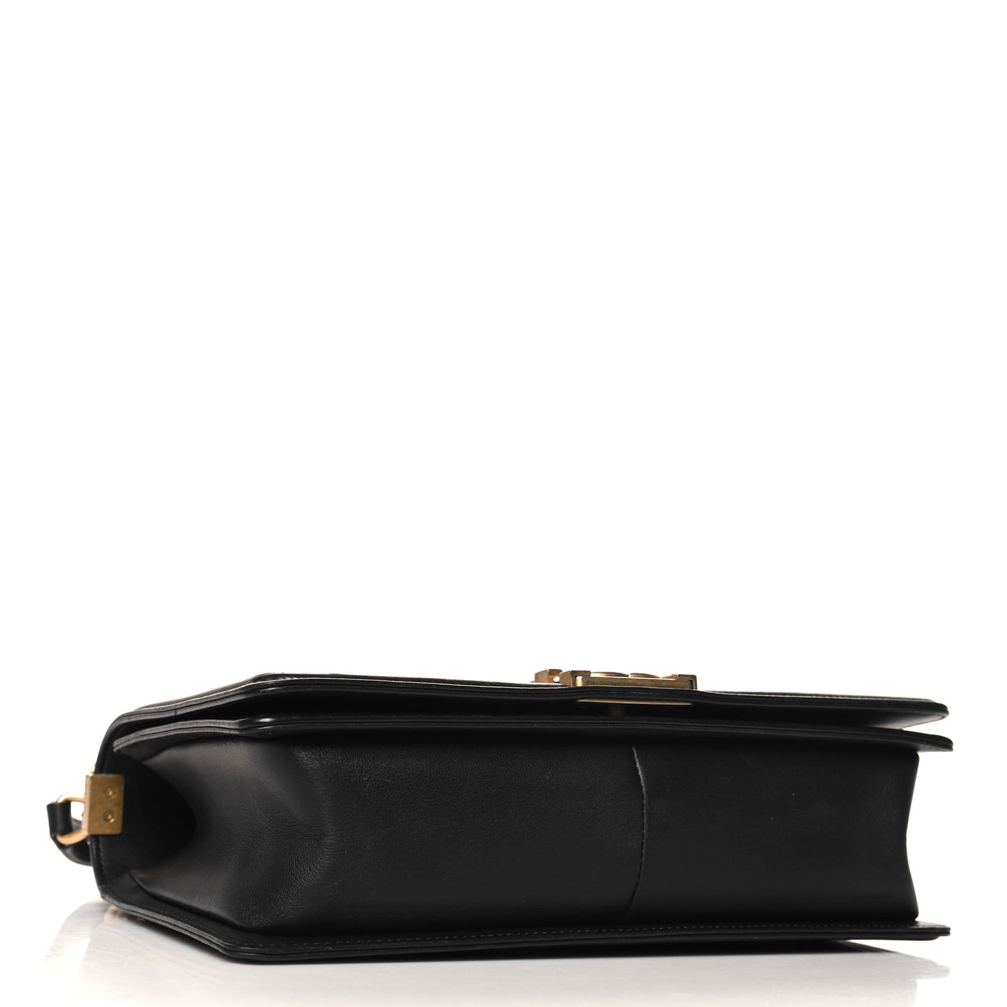 Calfskin Quilted New Medium Boy Flap Black