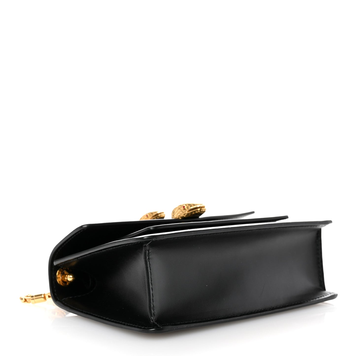 X ALEXANDER WANG Calfskin Serpenti Forever Belt Bag Black